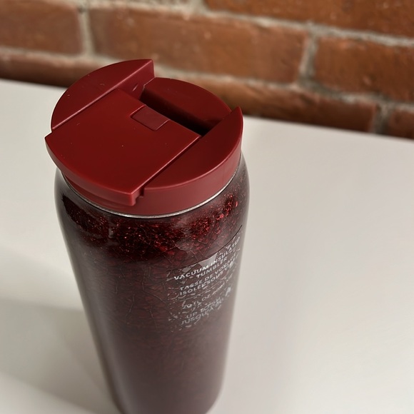 STARBUCKS | Holiday 2023 Red Crystal Stained Glass SS Water Bottle Tumbler - Picture 2 of 4